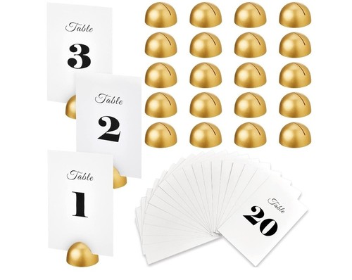 Pieces table number - pieces, cards